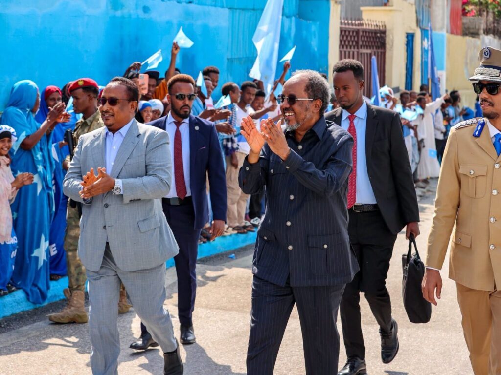 President Mohamud Honours Independence Heroes at Dhagaxtuur Monument