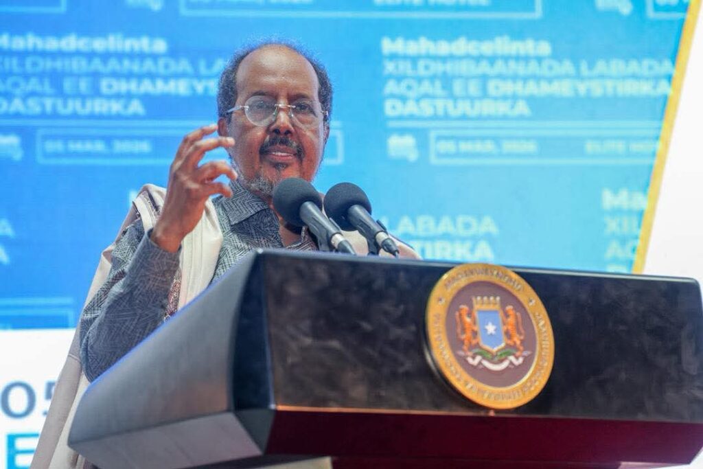 In Eid Message, President Mohamud Calls for Urgent Political Consultations Amid Deepening… In Eid Message, President Mohamud Calls for Urgent Political Consultations Amid Deepening...