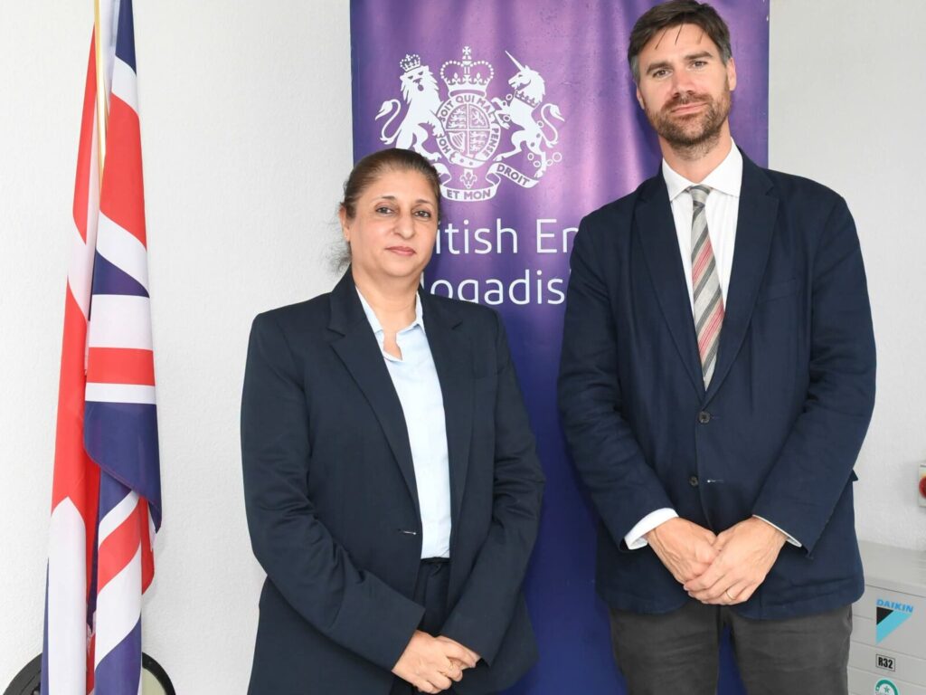 UNSOS, UK Discuss Sustaining Support for Somali Security Forces and AUSSOM Operations UNSOS, UK Discuss Sustaining Support for Somali Security Forces and AUSSOM Operations