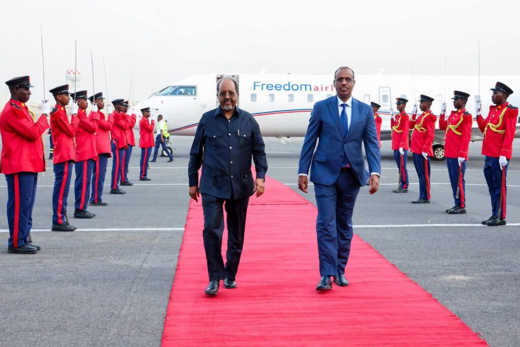 President Hassan Sheikh Attends Djibouti’s 49th Independence Anniversary Celebrations President Hassan Sheikh Attends Djibouti’s 49th Independence Anniversary Celebrations